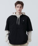 클로브(CLOVE) [25SS clove] Short Sleeve Anorak_Men (Black) - 사이즈 & 후기 | 무신사