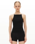 후포(HOOPOE) hoopoe halterneck top_onyx black - 사이즈 & 후기 | 무신사