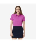 라코스테(LACOSTE) 여성 2버튼 레귤러핏 폴로셔츠 [핫핑크] - 사이즈 & 후기 | 무신사