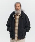 프리즘웍스(FRIZMWORKS) VINTAGE DYEING HOOD ZIP UP PARKA _ BLACK... 무신사 프리즘웍스(FRIZMWORKS)  VINTAGE DYEING HOOD ZIP UP PARKA... 
