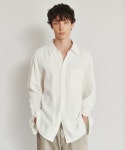 호이테(HEUTE) REGULAR COLLAR COTTON SHIRT (OFF WHITER) - 사이즈 & 후기 | 무신사
