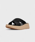 핏플랍(FITFLOP) [F-모드] 에스파듀 레더 블랙 여성 플랫폼 슬라이드 - 사이즈 & 후기 | 무신사