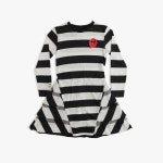 누누누(NUNUNU) STRIPED LAYERED DRESS_NU21OD407 - 사이즈 & 후기 | 무신사
