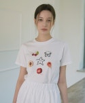 블레티(VLETI) Fruity Artwork T-shirt (white) - 사이즈 & 후기 | 무신사