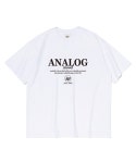 아날로그무드(ANALOG MOOD) 워드 레터 반팔티 (화이트) - 사이즈 & 후기 | 무신사