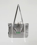 그린스터프(GREEN STUFF) 보트 스트링 쇼퍼백 66 메탈릭 나일론 - titanium silver M - 사이즈 & 후기 | 무신사