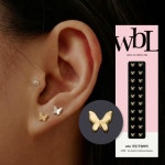 더블유비엘(WBL) 플러터 나비 이혈테라피 귀침 주얼패치(2colors) - 후기 | 무신사