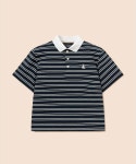 빈폴 키즈(BEANPOLE KIDS) 멀티 스트라이프 럭비 반소매 티셔츠 네이비 (BI6342U04R) - 사이즈 & 후기 | 무신사 빈폴 키즈(BEANPOLE KIDS)... 
