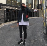 깜비오어패럴(CAMBIO APPAREL) [ORIGINAL COLLECTION] SIDE LADYBUG MTM - 사이즈 & 후기 | 무신사