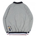 로맨틱크라운(ROMANTIC CROWN) E.D.V Collar Crew Neck_Grey - 사이즈 & 후기 | 무신사