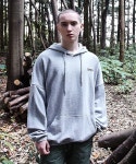 캠프사이드(CAMPSIDE) MOUNTAIN WAVE LOGO HOODIE GRAY CHT201 - 사이즈 & 후기 | 무신사