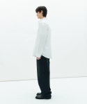르아르(LEIRE) 린넨 투포켓 오버핏 셔츠 [화이트] - 사이즈 & 후기 | 무신사