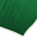 스튜디오앤파르크(STUDIO&PARC) (WOMEN) Monceau Cable Short Sleeve Knit_Green - 사이즈 & 후기 | 무신사