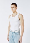 세비지(SAVAGE) Logo Sleeveless Top - White - 사이즈 & 후기 | 무신사