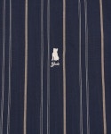 예일(YALE) (JAPAN FABRIC) COTTON CHIFFON STRIPE SS SHIRT NAVY - 사이즈 & 후기 | 무신사