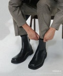피렌체 아뜨리에(FIRENZE ATELIER) [SECOND.A] Minimal Square Toe Zip-up Boots_2NDF4300GB - 사이즈 & 후기 | 무신사