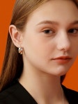 유니제이(UNI.J) Bold Organic Silver Earring Ie353 [Silver] - 후기 | 무신사