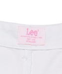 리(LEE) 우먼 턴업 퍼티그 쇼츠 화이트 - 사이즈 & 후기 | 무신사