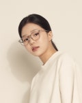 플랑(FLAN) PF287 프렌치스퀘어 안경테 그레이(c3) - 사이즈 & 후기 | 무신사
