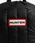 헌터(HUNTER) [UNISEX] 인트레피드 푸퍼 라지 백팩 - 블랙/레드박스 로고 - 사이즈 & 후기 | 무신사