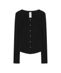사일프레이(41PRAY) Long-Sleeve Button Cardigan / Black - 사이즈 & 후기 | 무신사