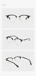 테츠오 아이웨어(TETSUO EYEWEAR) EPIC(에픽) 안경테 C1 BLACK&GOLD - 사이즈 & 후기 | 무신사