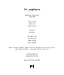 프로토파일(PROTOFILE) 001 Long Sleeve (Charcoal) - 사이즈 & 후기 | 무신사