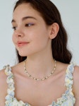카인더베이비(KINDABABY) green middle pearl necklace - 후기 | 무신사