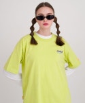메인부스(MAINBOOTH) MNBTH Mini Logo T-shirt(LIME) - 사이즈 & 후기 | 무신사