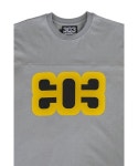 303피플즈(303PEOPLES) STS22008 빅로고 커팅 티셔츠 그레이 - 사이즈 & 후기 | 무신사