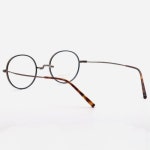 알로아이웨어(ALO EYEWEAR) [Nose Saddle] AL8206 1016M 노즈새들 티타늄 라운드 엔틱 브라운 안경테 - 사이즈 & 후기 | 무신사