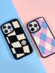 디자인스킨(DESIGNSKIN) 부클 패턴 케이스-아가일/바이올렛 - 후기 | 무신사