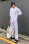 핀스드룩(FINSDRUCK) CIRCULAR PRINT SEMI-OVERSIZED TOP (WHITE) - 사이즈 & 후기 | 무신사
