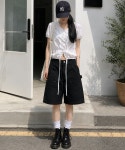 아티스트웨어(ARTISTWEAR) [ATW] 더블니 하프팬츠 - 사이즈 & 후기 | 무신사