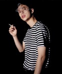 땡스파더(THANKS FATHER) Stripe T-Shirt - Black - 19,800원 | 무신사 스토어 - 셀렉트숍