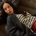 헨즈인더포켓(HANDS IN THE POCKET) [핸즈인더포켓] CNE06FP04NV 16FW 스트라이프 하프넥 티셔츠 NV 핸즈인더포켓 - 27,000원 | 무신사... 