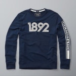 아베크롬비앤피치(ABERCROMBIE & FITCH) 아베크롬비 1892 맨투맨 긴팔티 0515 200 네이비 Abercrombie 남녀공용 - 79,000원 | 무신사... 