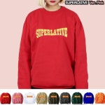 슈퍼레이티브(SUPERLATIVE) [SST324] 엑스슈퍼 기모 맨투맨 - 맨투맨 - 11컬러 - 32,800원 | 무신사 스토어 - 셀렉트숍 무신사 스토어... 