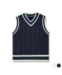 디트로반(DETROBAN) 오버핏 V넥 케이블 베스트 (DGS1VT9320) - 39,900원 | 무신사 스토어 - 셀렉트숍