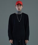 더 티셔츠 뮤지엄(THE T-SHIRT MUSEUM) 17ss oversized wool knit [black] - 66,000원 | 무신사 스토어