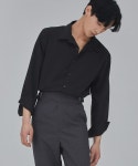 살롱드서울(SALON DE SEOUL) MAN OVER FIT EYELET SHIRT (BLACK) - 84,000원 | 무신사 스토어 - 셀렉트숍 무신사 스토어 - 셀렉트숍