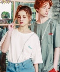 더블유브이프로젝트(WV PROJECT) 서피보드 사선 반팔티셔츠 아이보리 JJST7084 - 26,900원 | 무신사 스토어