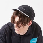 위알유어프렌즈(WEAREYOUFRIENDS) WINDBREAK LOGO RUNNING CAP (BLACK) - 25,600원 | 무신사 스토어