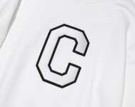 커버낫(COVERNAT) EMBROIDERY BIG C LOGO CREWNECK WHITE - 69,000원 | 무신사 스토어
