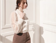 그레이스유(GRACE U) Eve Lace Blouse(Ivory) - 73,000원 | 무신사 스토어
