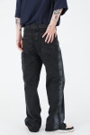 [MNL엠앤엘]PAINTING LINE DENIM PANTS [BLACK] [W CONCEPT]