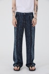 [MNL엠앤엘]SNAKE PATTERN WIDE DENIM PANTS [LIGHT BLUE] [W CONCEPT]