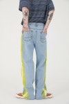 [엠앤엘]PAINTING LINE DENIM PANTS [LIGHT BLUE] [W CONCEPT]