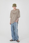 [엠앤엘]SNAKE PATTERN WIDE DENIM PANTS [LIGHT BLUE] [W CONCEPT]