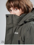디키즈(DICKIES) 154 솔리드 빅포켓 롱 패딩 자켓 카키 DHP4UTFJ154 - 128,900원 | 무신사 스토어